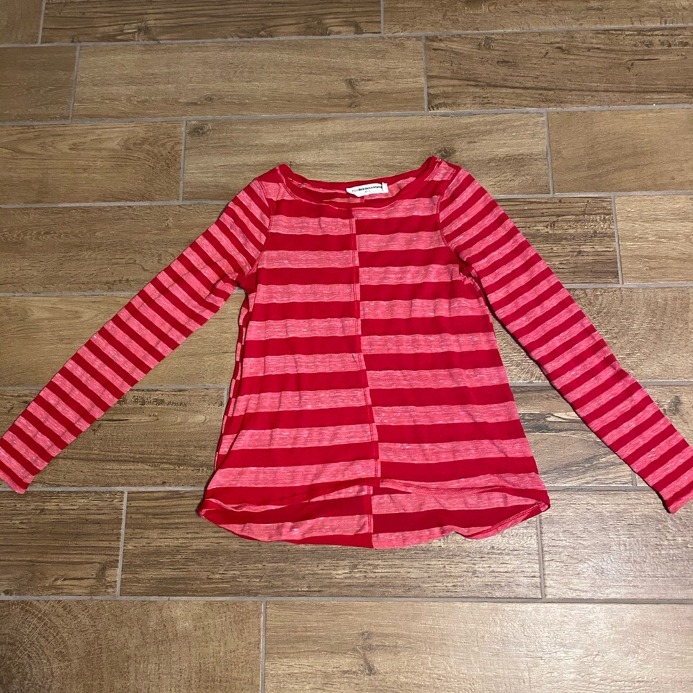 Anthropologie Pilcro Red Striped Shirt